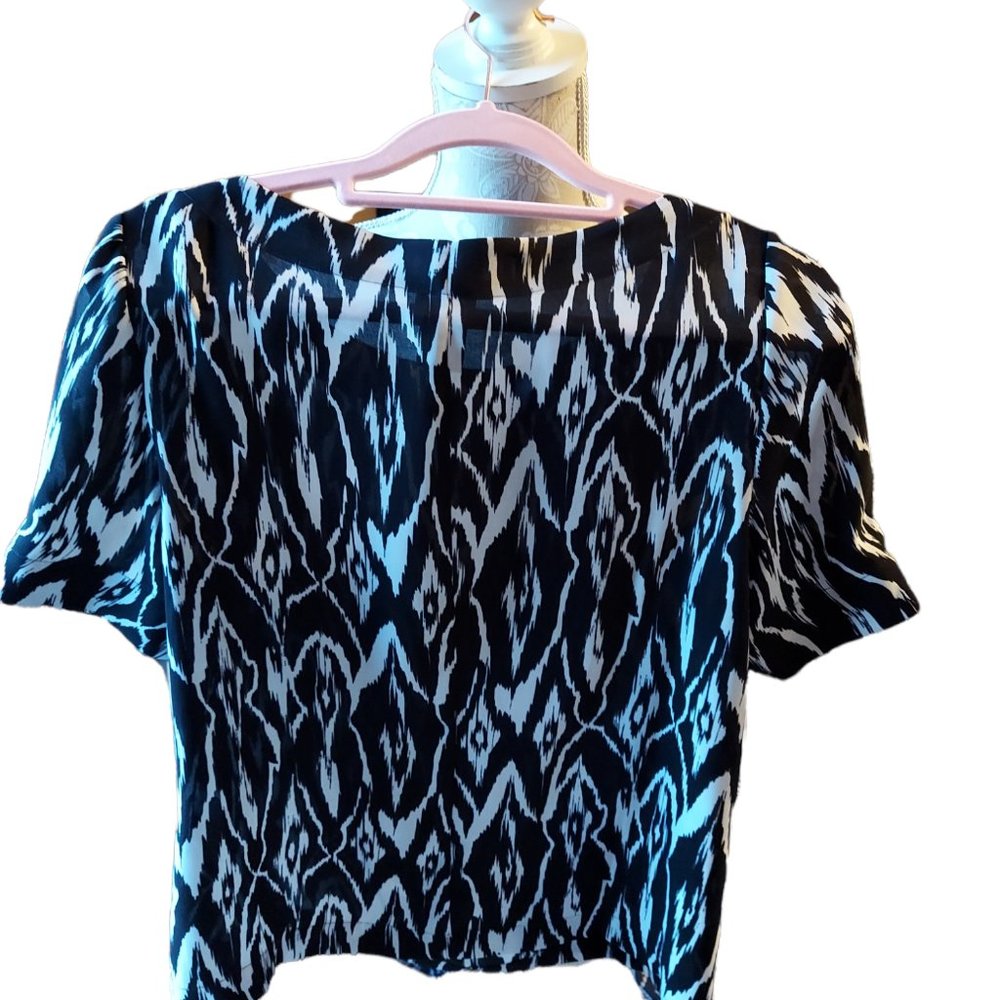 Chico's Short Sleeve Shirt Women's Chico's Size 00 / U.S. 0/2 - Picture 2 of 5